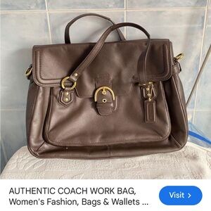 Coach Campbell Hobo Satchel Crossbody Genuine Leather Bag
